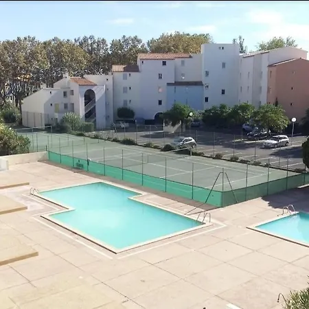 T2 Bis, 5p Secteur Richelieu Avec Terrasse, Piscine, Tennis, Parking Prive * Agde